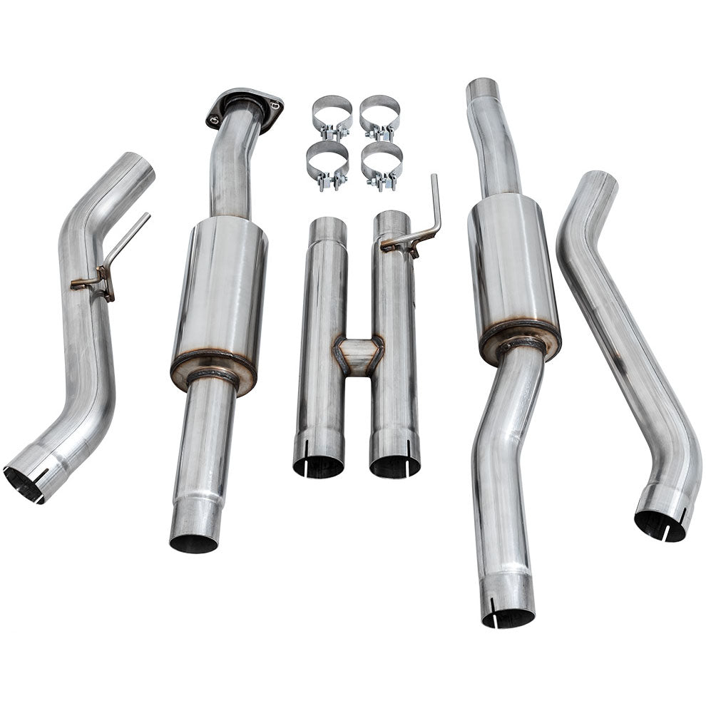 AWE FG Resonated Performance H-Pipe, 2017-2020 F-150 Raptor - Angle 2