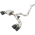 AWE SwitchPath Cat-Back Exhaust System w/ 102mm Diamond Black Tips, 2018-2019 Golf R MK7.5