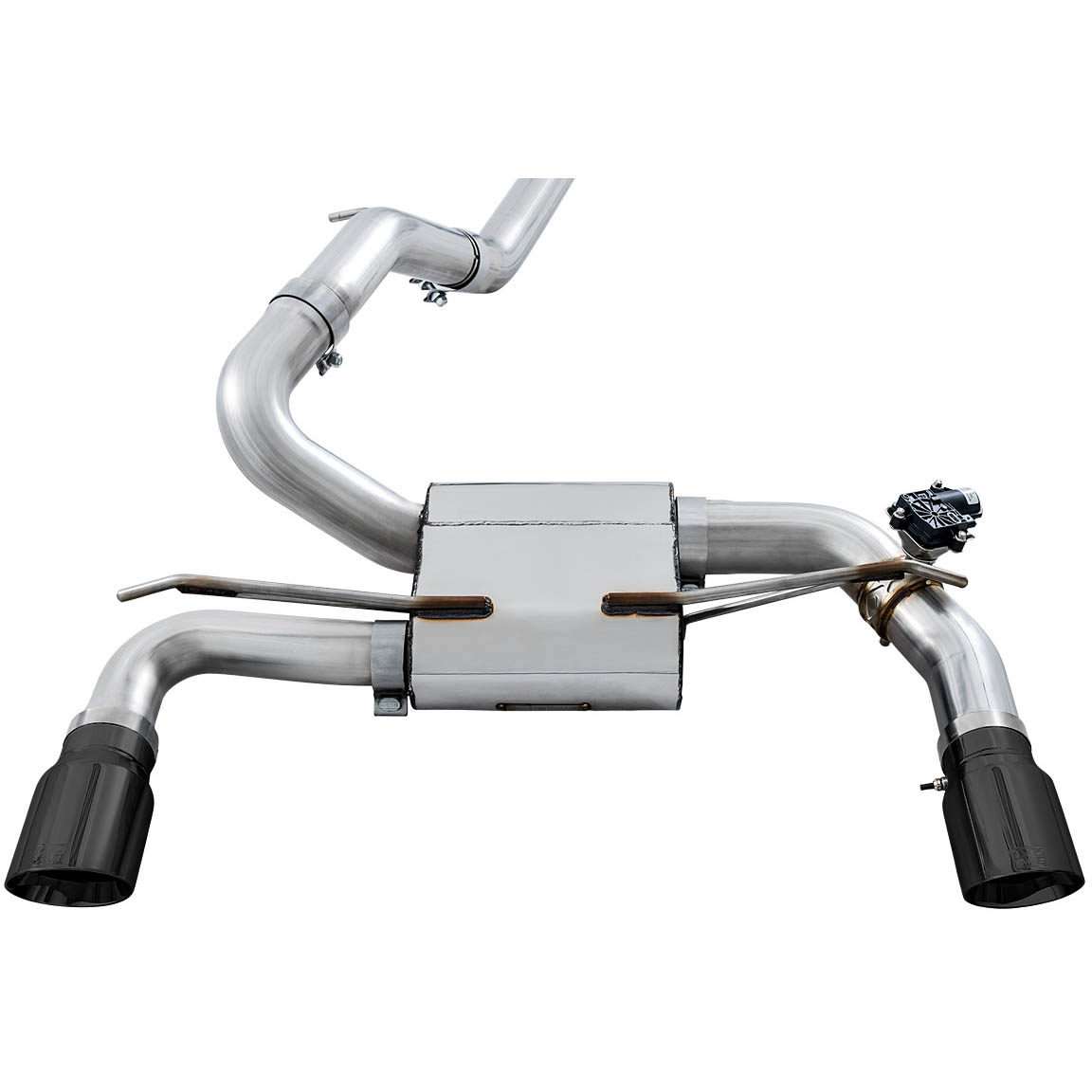AWE SwitchPath Cat-Back Exhaust System w/ Diamond Black Tips, 2016-2018 Focus RS