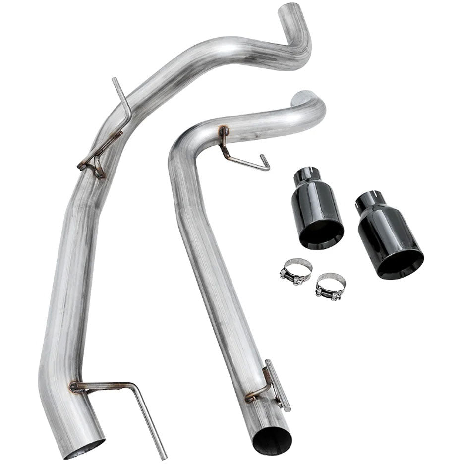 AWE Tailpipe Conversion Kit w/ Diamond Black Tips, 2017-2020 F-150 Raptor