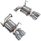 AWE Touring Edition Axleback Exhaust w/ Chrome Silver Tips, 2022-2026 WRX - Angle 2