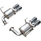 AWE Touring Edition Axleback Exhaust w/ Chrome Silver Tips, 2022-2026 WRX - Angle 3