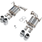 AWE Touring Edition Axleback Exhaust w/ Chrome Silver Tips, 2022-2026 WRX - Angle 4