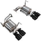 AWE Touring Edition Axleback Exhaust w/ Diamond Black Tips, 2022-2026 WRX - Angle 2