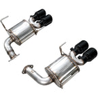 AWE Touring Edition Axleback Exhaust w/ Diamond Black Tips, 2022-2026 WRX - Angle 3