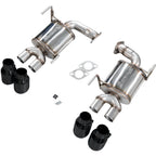 AWE Touring Edition Axleback Exhaust w/ Diamond Black Tips, 2022-2026 WRX - Angle 4