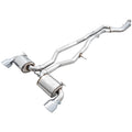 AWE Touring Edition Cat-Back Exhaust System Non-Resonated w/ 5in Chrome Silver Tips, 2020-2021 GR Supra