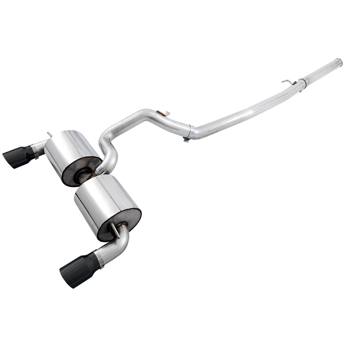 AWE Touring Edition Cat-Back Exhaust System Non-Resonated w/ Diamond Black Tips, 2016-2018 Focus RS