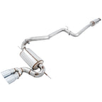AWE Touring Edition Cat-Back Exhaust System Resonated w/ Chrome Silver Tips, 2013-2018 Focus ST