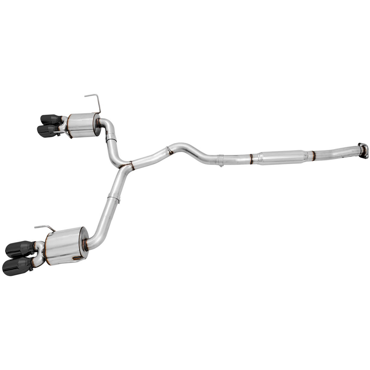 AWE Touring Edition Cat-Back Exhaust System w/ 102mm Diamond Black Tips, 2015-2021 STi & 2015-2021 WRX