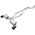 AWE Touring Edition Cat-Back Exhaust System w/ 5in Diamond Black Tips, 2020-2021 GR Supra (A90)