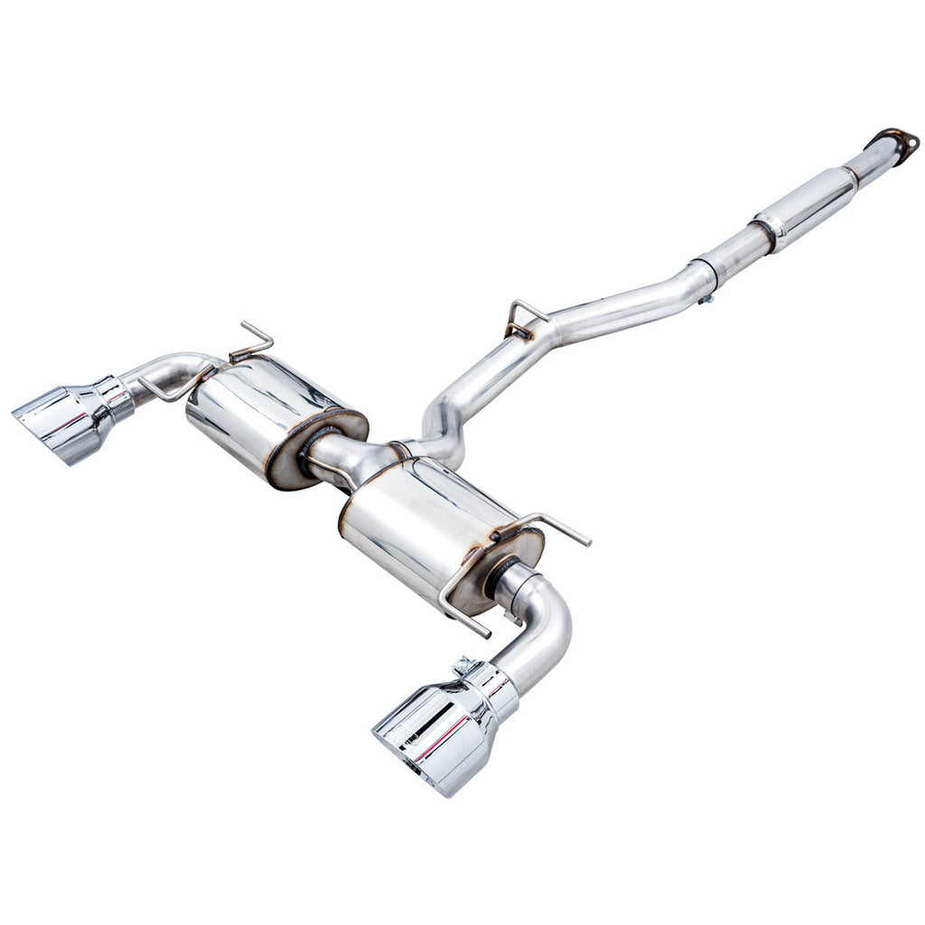 AWE Touring Edition Cat-Back Exhaust System w/ Chrome Silver Tips, 2013-2026 BRZ/FR-S/86/GR86
