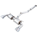 AWE Touring Edition Cat-Back Exhaust System w/ Chrome Silver Tips, 2013-2026 BRZ/FR-S/86/GR86