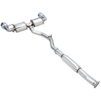 AWE Touring Edition Cat-Back Exhaust System w/ Chrome Silver Tips, 2013-2026 BRZ/FR-S/86/GR86 - Angle 2