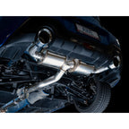 AWE Touring Edition Cat-Back Exhaust System w/ Chrome Silver Tips, 2013-2026 BRZ/FR-S/86/GR86 - Angle 4