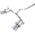 AWE Touring Edition Cat-Back Exhaust System w/ Chrome Silver Tips, 2022-2026 WRX