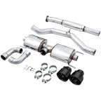 AWE Touring Edition Cat-Back Exhaust System w/ Diamond Black Tips, 2013-2026 BRZ/FR-S/86/GR86 - Angle 2