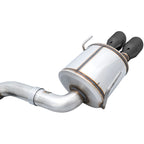 AWE Touring Edition Cat-Back Exhaust System w/ Diamond Black Tips, 2022-2026 WRX - Angle 3