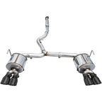 AWE Touring Edition Cat-Back Exhaust System w/ Diamond Black Tips, 2022-2026 WRX - Angle 6