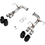 AWE Track Edition Axleback Exhaust w/ Diamond Black Tips, 2022-2026 WRX - Angle 4
