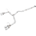 AWE Track Edition Cat-Back Exhaust System w/ 102mm Chrome Silver Tips, 2015-2021 STi & 2015-2021 WRX