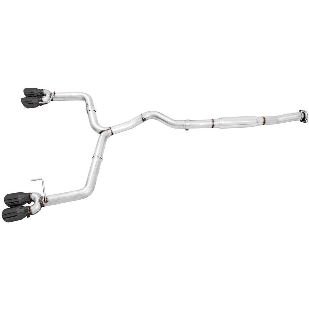 AWE Track Edition Cat-Back Exhaust System w/ 102mm Diamond Black Tips, 2015-2021 STi & 2015-2021 WRX