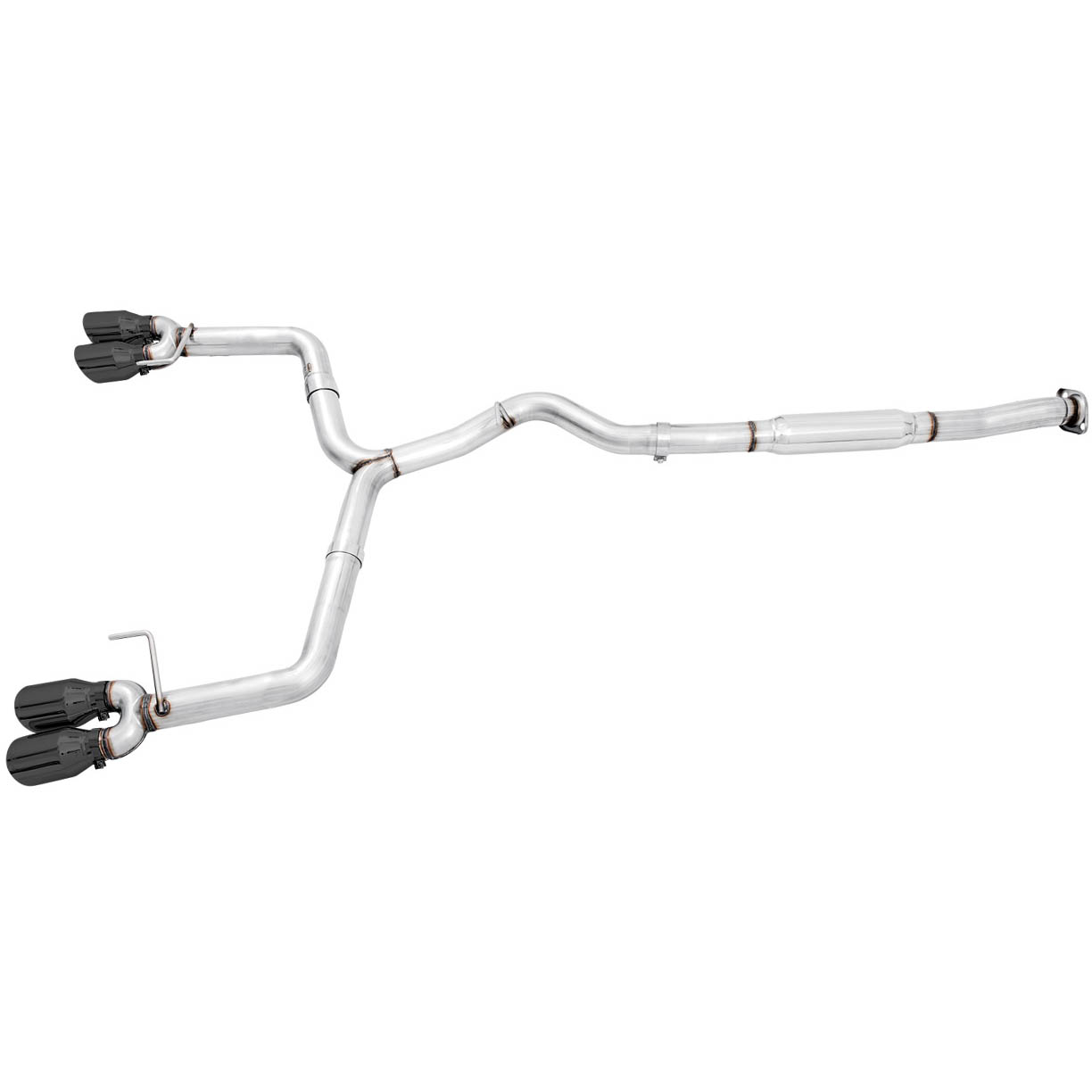AWE Track Edition Cat-Back Exhaust System w/ 102mm Diamond Black Tips, 2015-2021 STi & 2015-2021 WRX