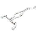 AWE Track Edition Cat-Back Exhaust System w/ 5in Chrome Silver Tips, 2020-2021 GR Supra (A90)