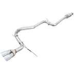 AWE Track Edition Cat-Back Exhaust System w/ Chrome Silver Tips, 2013-2018 Focus ST