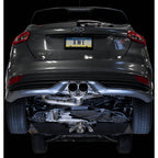 AWE Track Edition Cat-Back Exhaust System w/ Chrome Silver Tips, 2013-2018 Focus ST - Angle 2