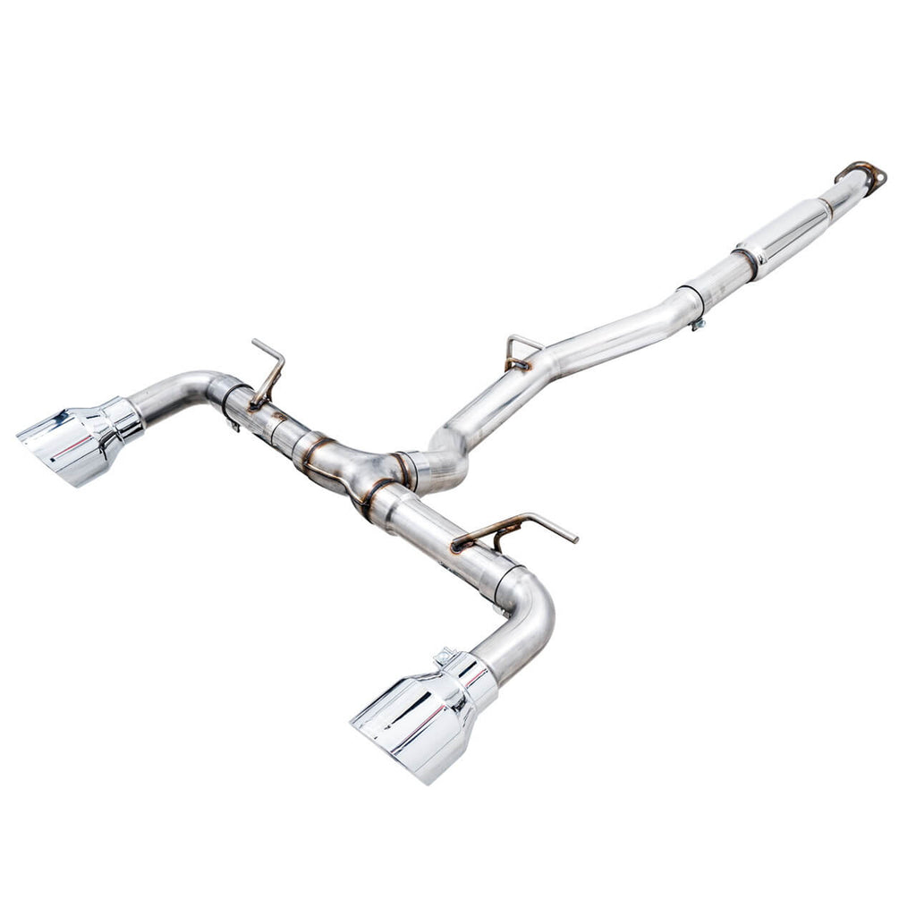 AWE Track Edition Cat-Back Exhaust System w/ Chrome Silver Tips, 2013-2026 BRZ/FR-S/86/GR86