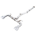 AWE Track Edition Cat-Back Exhaust System w/ Chrome Silver Tips, 2013-2026 BRZ/FR-S/86/GR86