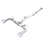 AWE Track Edition Cat-Back Exhaust System w/ Chrome Silver Tips, 2013-2026 BRZ/FR-S/86/GR86