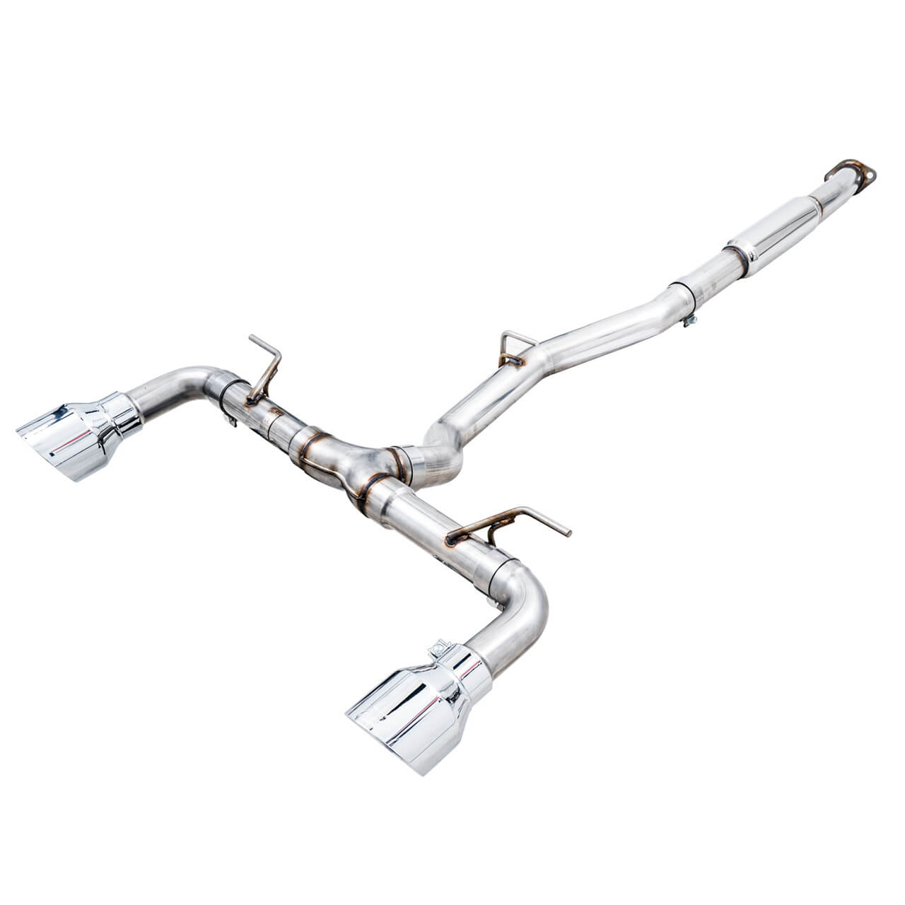 AWE Track Edition Cat-Back Exhaust System w/ Chrome Silver Tips, 2013-2026 BRZ/FR-S/86/GR86