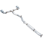 AWE Track Edition Cat-Back Exhaust System w/ Chrome Silver Tips, 2013-2026 BRZ/FR-S/86/GR86 - Angle 2