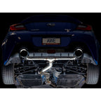 AWE Track Edition Cat-Back Exhaust System w/ Chrome Silver Tips, 2013-2026 BRZ/FR-S/86/GR86 - Angle 5