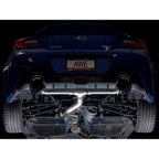 AWE Track Edition Cat-Back Exhaust System w/ Diamond Black Tips, 2013-2026 BRZ/FR-S/86/GR86 - Angle 5