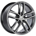 BBS SX Wheel - 19x8.5 / +45 / 5x114.3 - Gloss Platinum Diamond Cut Face