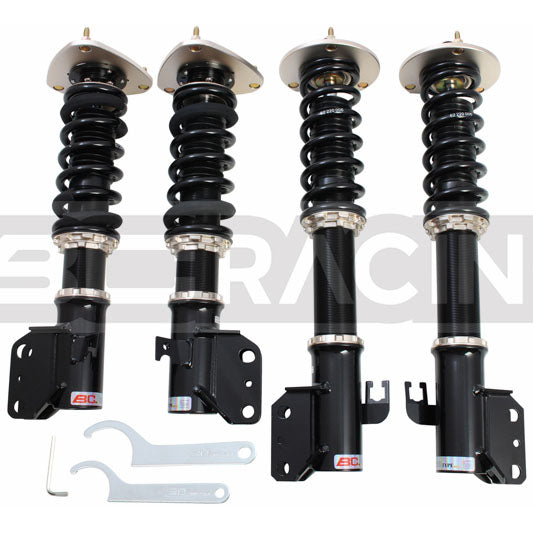 BC Racing BR Series Coilovers w/ R Camber Plates (8K F/6K R), 2002-2007 WRX & 2004 STi
