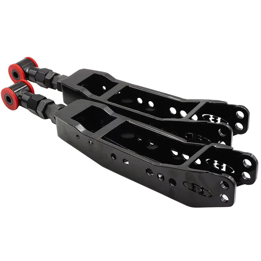 BLOX Racing Adjustable Rear Lower Control Arms (Pair/2), 2008-2026 WRX/STi & 2013-2026 BRZ/FR-S/86