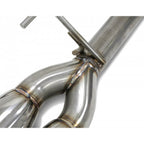 BLOX Racing Muffler Delete Kit (3in, T304 Stainless), 2015-2021 STi & 2015-2021 WRX - Angle 2