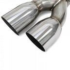BLOX Racing Muffler Delete Kit (3in, T304 Stainless), 2015-2021 STi & 2015-2021 WRX - Angle 4