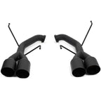 BLOX Racing Muffler Delete Kit (4in, Matte Black Tips), 2022-2026 WRX