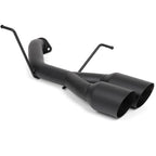 BLOX Racing Muffler Delete Kit (4in, Matte Black Tips), 2022-2026 WRX - Angle 4