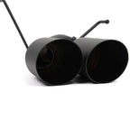 BLOX Racing Muffler Delete Kit (4in, Matte Black Tips), 2022-2026 WRX - Angle 6