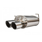 BLOX Racing Stainless Exhaust System, 2015-2021 STi & 2015-2021 WRX - Angle 3