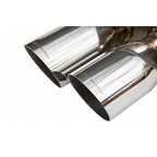 BLOX Racing Stainless Exhaust System, 2015-2021 STi & 2015-2021 WRX - Angle 4