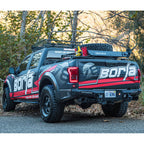 Borla 3in Tailpipe Assembly w/ CF Tips, 2017-2020 F-150 Raptor - Angle 2