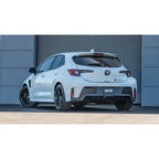 Borla ATAK Active Cat-Back Exhaust System w/ Quad Carbon Fiber Tips, 2023-2025 GR Corolla - Angle 2