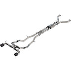 Borla ATAK Cat-Back Exhaust System w/ 4.5in Carbon Fiber Black Anodized Tips, 2023-2025 Nissan Z